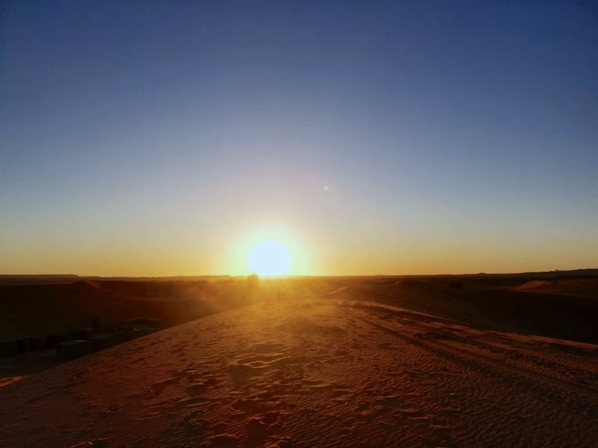 sunrise sahara