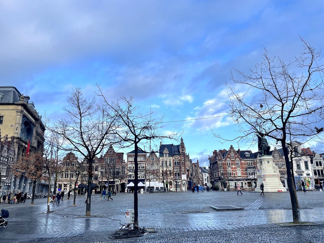 vrijdagmarkt ghent belgium